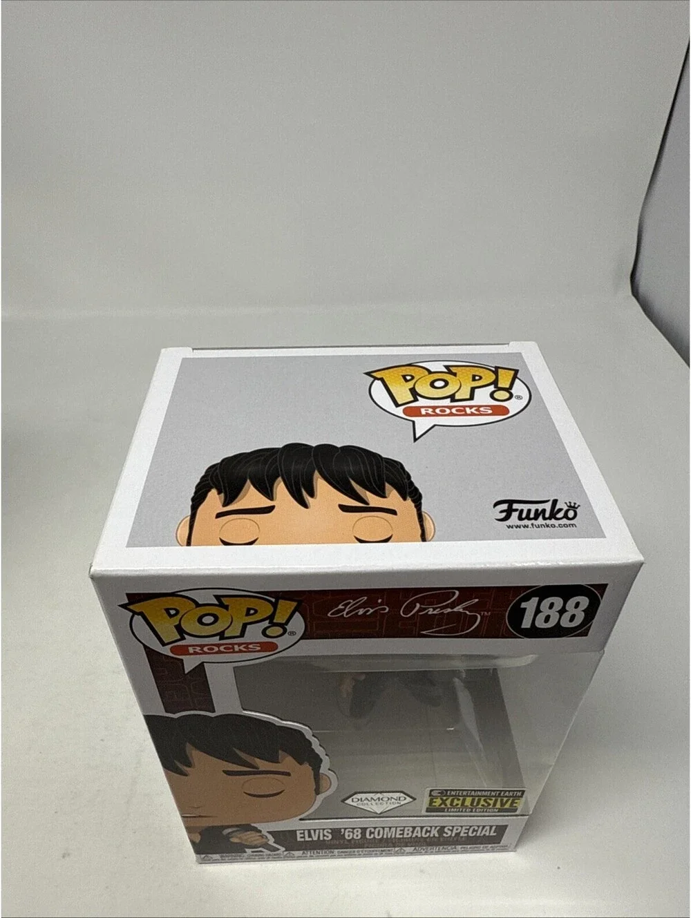 Funko POP! ELVIS '68 COMEBACK SPECIAL #188 EXCLUSIVE DIAMOND